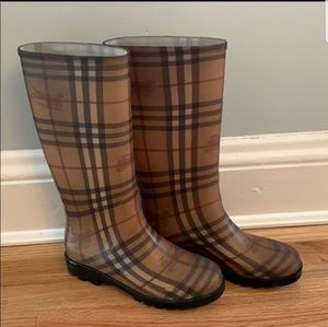 Authentic Burberry Rain Boots